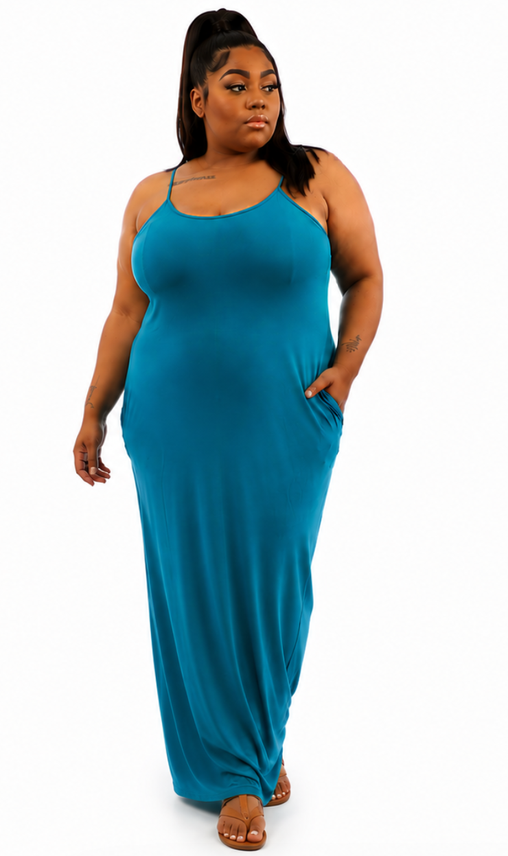 Blue Lagoon Maxi Dress