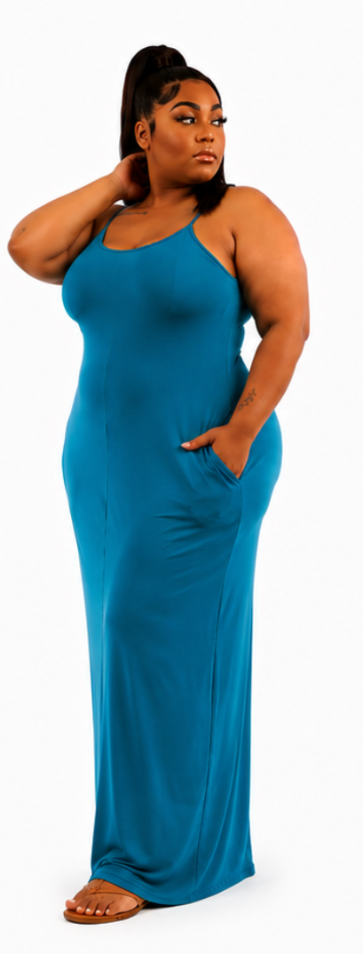Blue Lagoon Maxi Dress