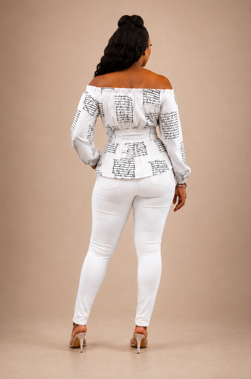 Fine Print Blouse
